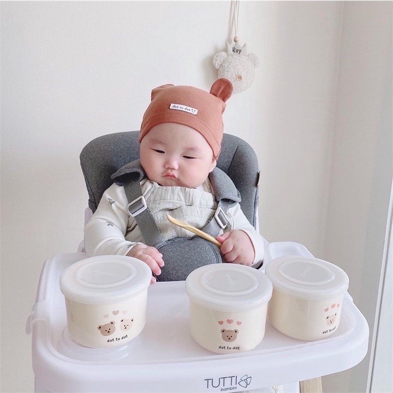 Bát ăn dặm cho bé thố sứ Hàn Quốc nhiều hình con vật đáng yêu