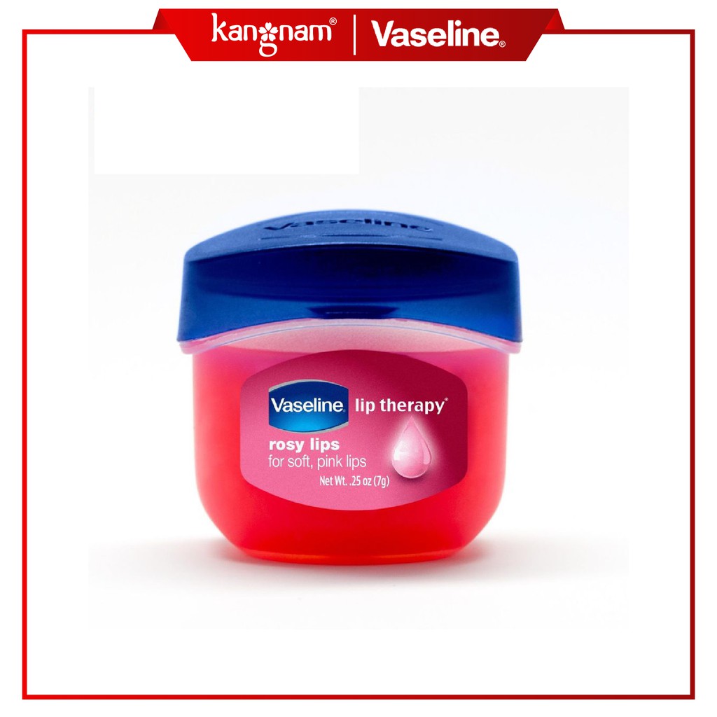 Son dưỡng môi Vaseline Therapy Rosy Lip 7g Chính Hãng Từ Unilever