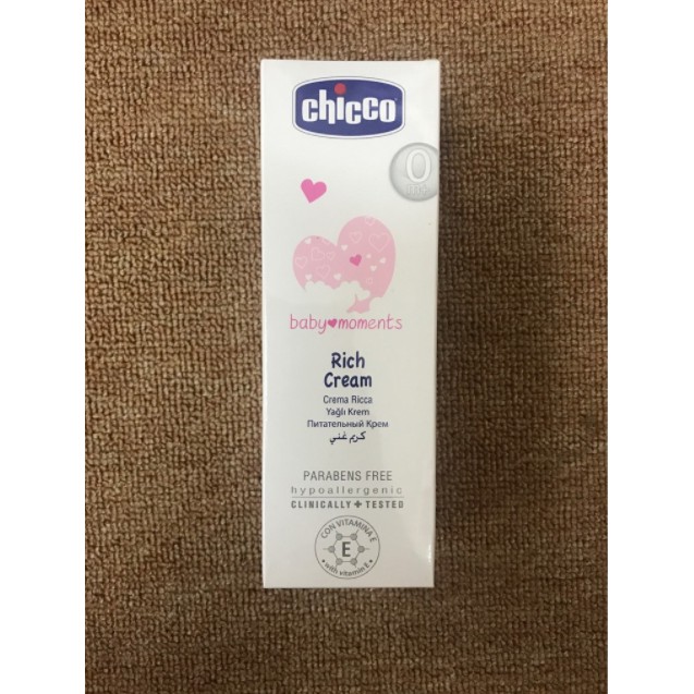 [ HÀNG CHÍNH HÃNG ]Chăm sóc cơ thể bé Chicco Kem dưỡng ẩm chứa Omega và vitamin E 100ml