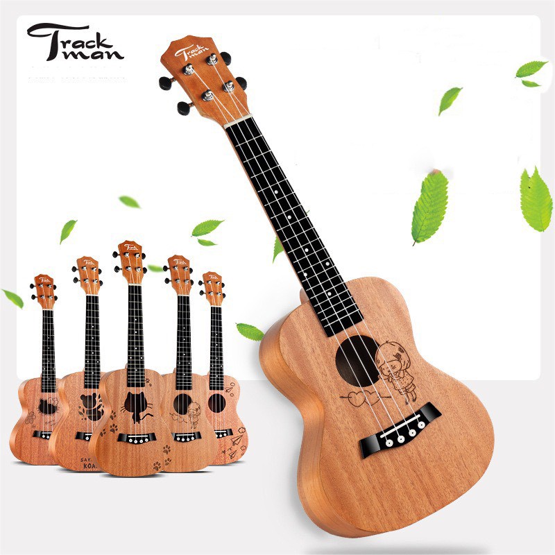 Đàn Ukulele Gỗ Size 62cm Super Soprano 4 Dây Tặng Kèm Bao Đựng Đàn Và Phụ Kiện vt163