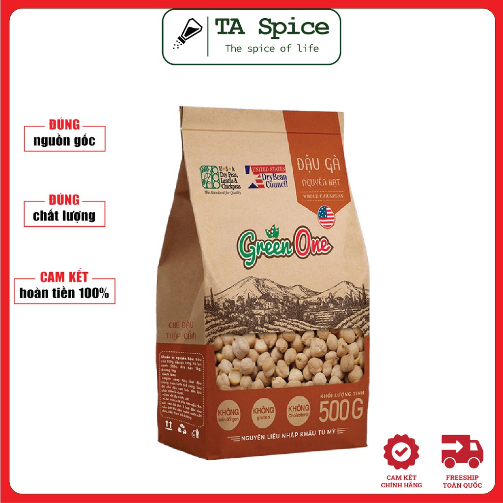 [SIÊU SALE] Đậu Gà Hữu Cơ - Nhập khẩu Mỹ - 500gr - Chick Peas