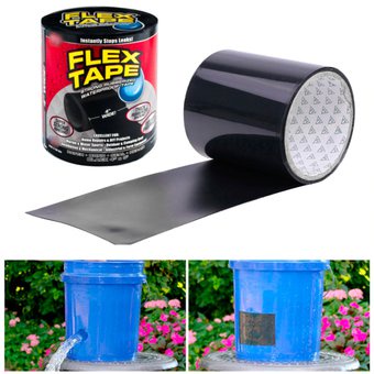 Băng keo siêu dính Flex Tape chống thấm nước rò dột chịu nhiệt khổ 10cm đa năng vá lỗ bịt ống nước bạt tôn bếp bồn chậu