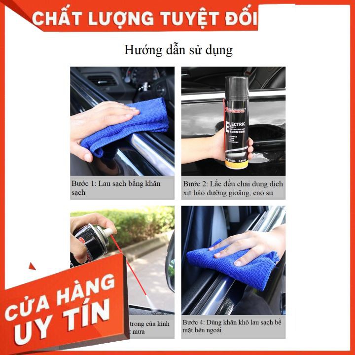 Dung dịch xịt phục hồi bảo dưỡng gioăng cửa ô tô