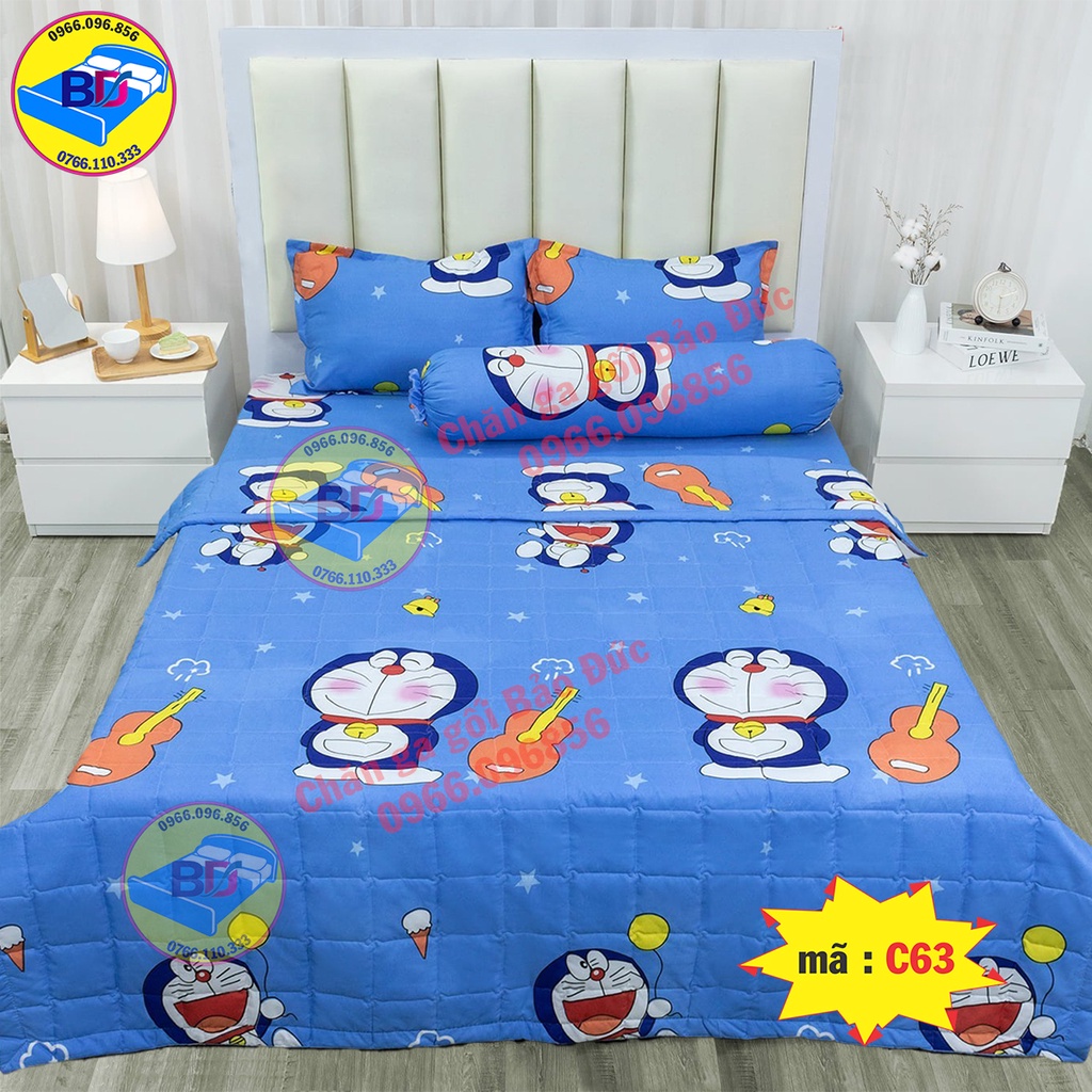 Bộ chăn ga gối sét hè cotton poly cao cấp