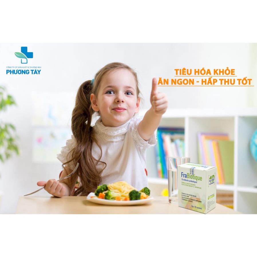 Men Vi Sinh FraBiotique Giúp Hỗ Trợ Phát Triển Lợi Khuẩn, Ngăn Ngừa Rối Loạn Tiêu Hóa Cho Trẻ Hộp 10 Gói