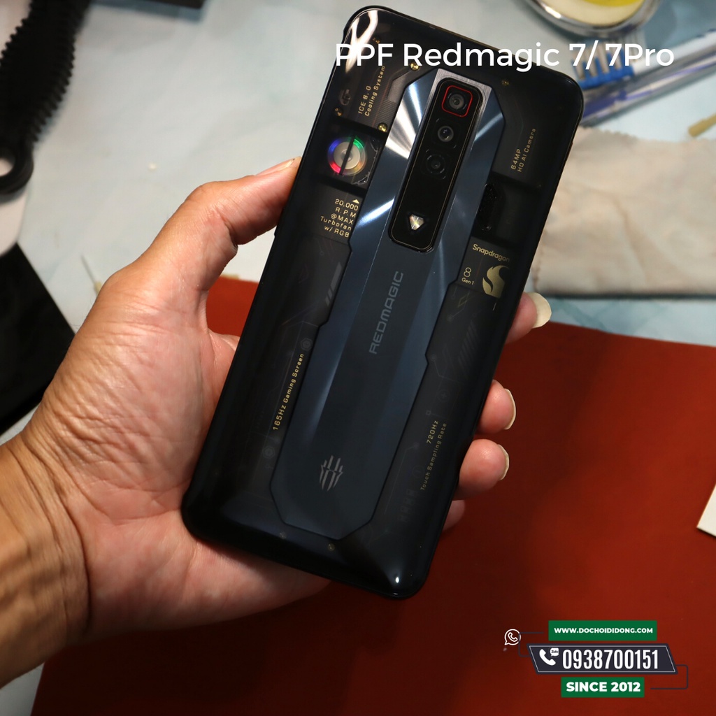 Miếng dán PPF Hydorgen ZTE Nubia Red Magic 7/ 7 Pro trong, nhám, đổi màu cao cấp
