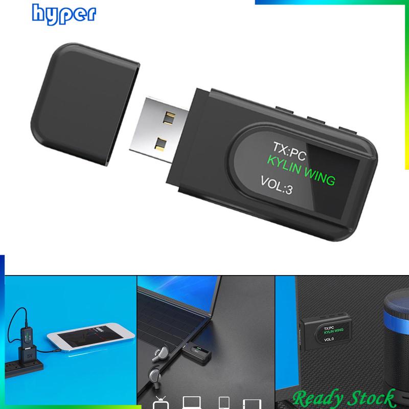 Bộ Thu Phát Bluetooth 5.0 Không Dây Cho Tai Nghe PS4 Trên Xe Hơi