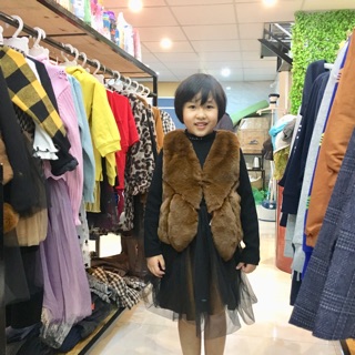 Set váy lông trẻ em