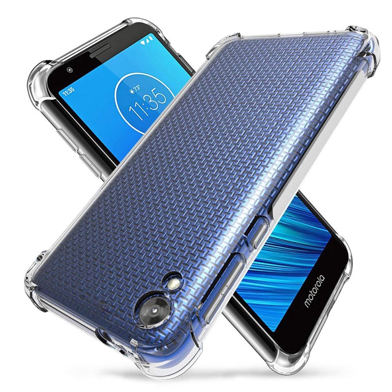 Ốp điện thoại TPU trong suốt cho Motorola Moto E6 Plus Z4 Z3 Z2 Z Play Moto G Power G Stylus