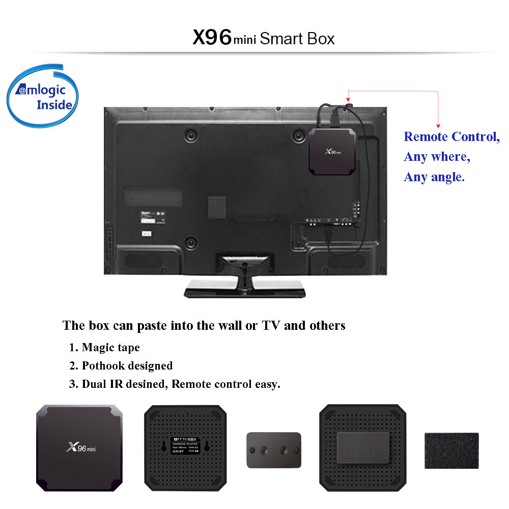 Tv Box X96Mini Android 9.0 Amlogic S905W Lõi Tứ Hỗ Trợ 2.4g Và Phụ Kiện