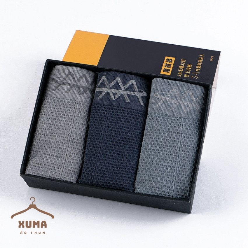 [ FREE SHIP ] Quần sịp xì quần lót đùi nam màu ngẫu nhiên mặc thun lạnh co giãn 4 chiều 5d xuma 40-80kg