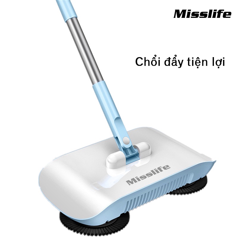 Chổi hút rác đẩy tay Misslife tiện lợi làm sạch ngóc ngách gấp 90 độ