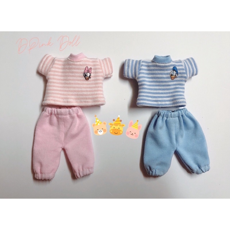 Set bộ quần áo nhân vật hoạt hình vịt dễ thương ob11, ymy, ddf, dod...