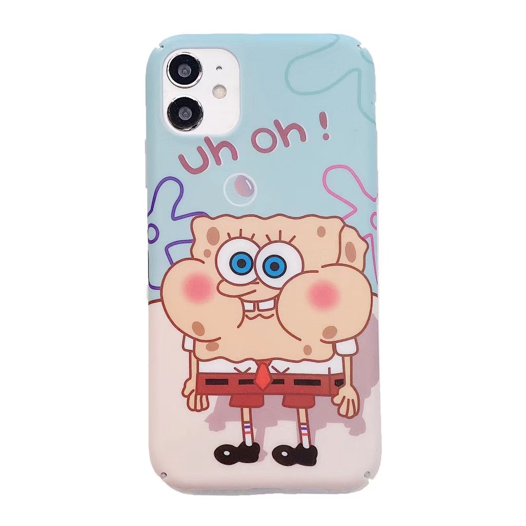 Huawei Y9s Y9 Prime 2019 Y9 2019 Nova 3 3i 3e Nova 4 4e Nova 5T Nova 7i Nova 7 Nova 7 Pro Nova 7SE Nova 8 Nova 8SE Honor 8X Honor 20 Lite Y7 Pro 2019 Cute Cartoon Sponge Patrick Star Hard PC Back Casing Case