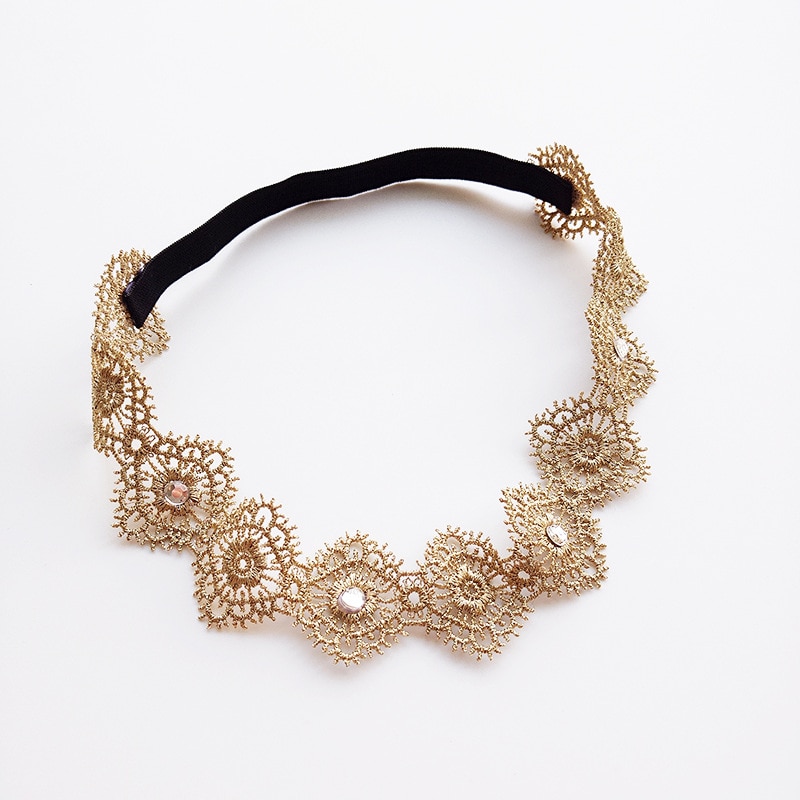 Băng Đô Đính Hoa Xinh Xắn Cho Bé Gái