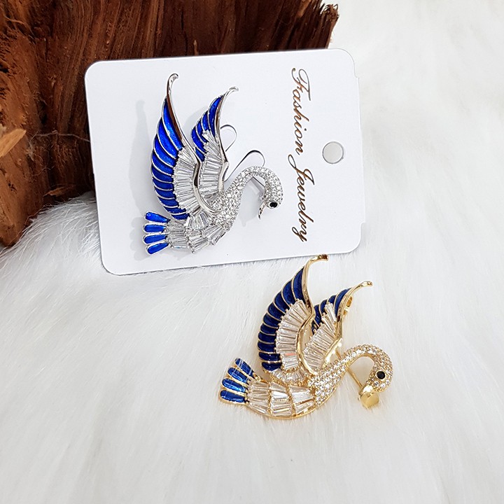 Cài áo con vịt trời CZ1143.