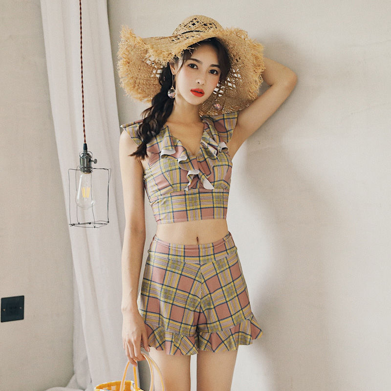 Bộ Đồ Bơi Hai Mảnh Thời Trang Hàn Quốc 2021 Cho Nữ | BigBuy360 - bigbuy360.vn