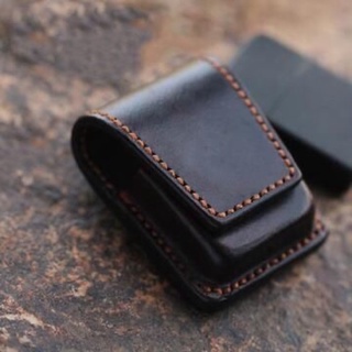 Bao da zippo handmade da thật