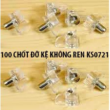 100 CÁI CHỐT ĐỠ KỆ KHÔNG REN KS0721