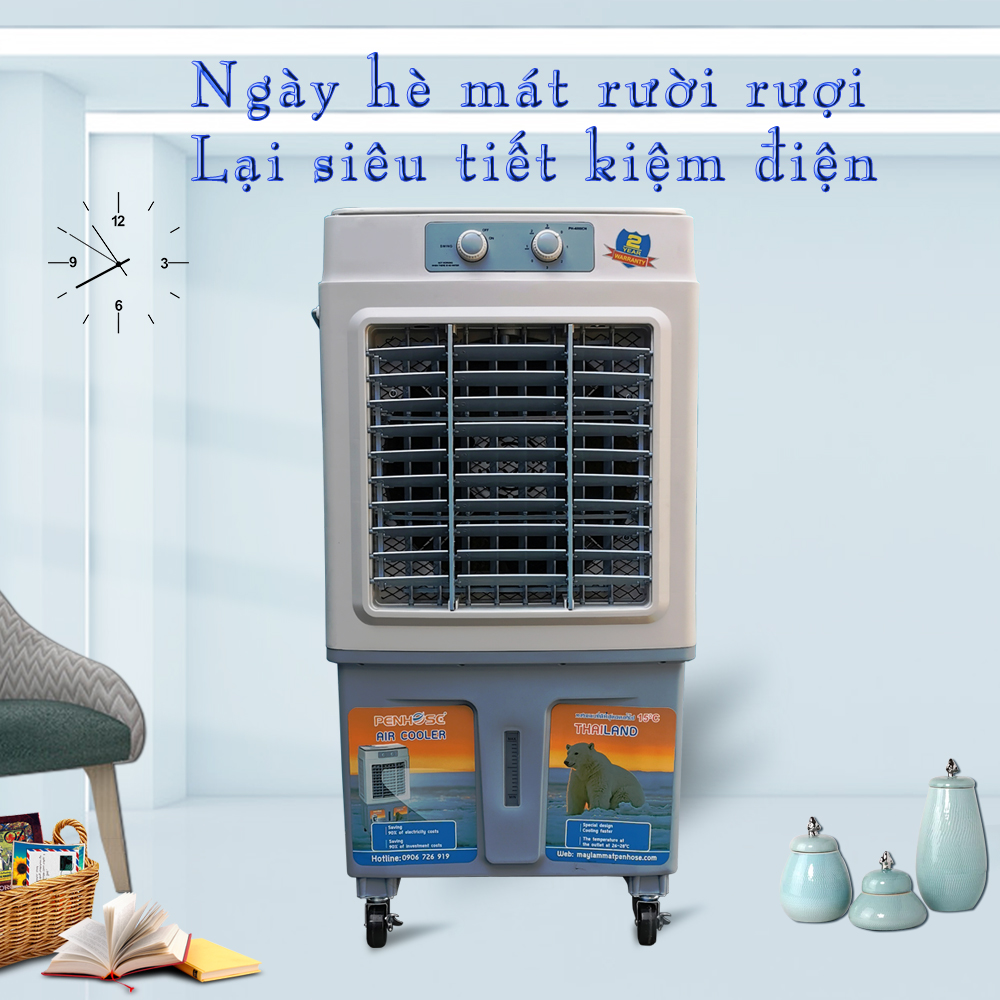 [Siêu Mát ]Quạt điều hòa KS-3800C -Công suất 130W-Dung tích 35L-50L Tặng 2 viên đá khô