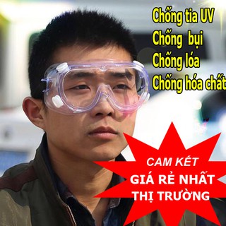COMBO 5 KÍNH BẢO HỘ AN TOÀN CHỐNG LÓA ,CHỐNG BỤI ,NHIỄM KHUẨN