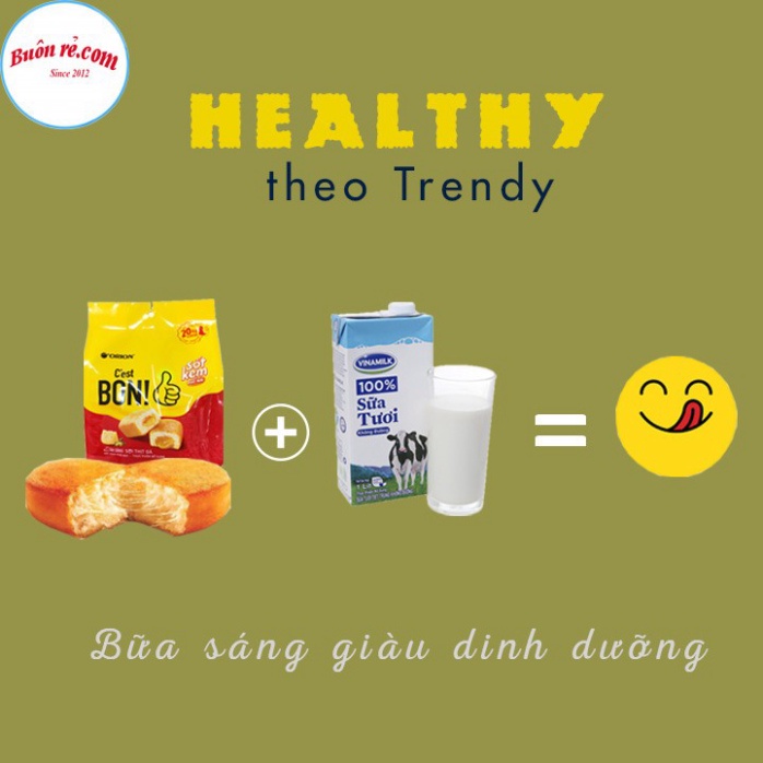 Bánh bông lan Orion C'est Bon gói 85g bổ dưỡng