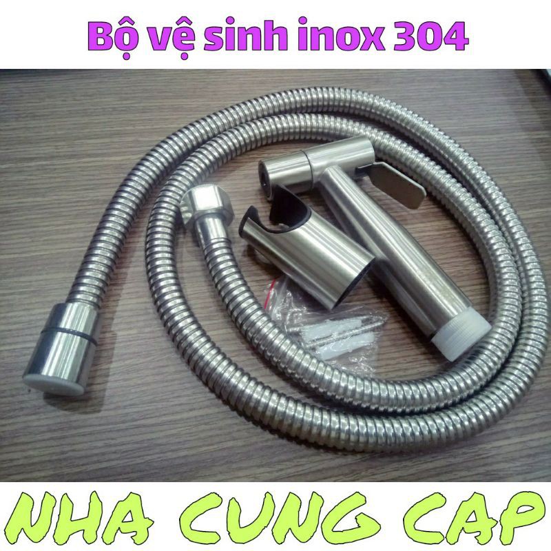 (GIÁ HỦY DIỆT) BỘ VỆ SINH INOX 304