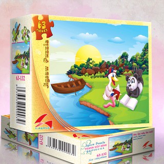 Tranh xếp hình 63 mảnh - HỌC, HỌC NỮA, HỌC MÃI