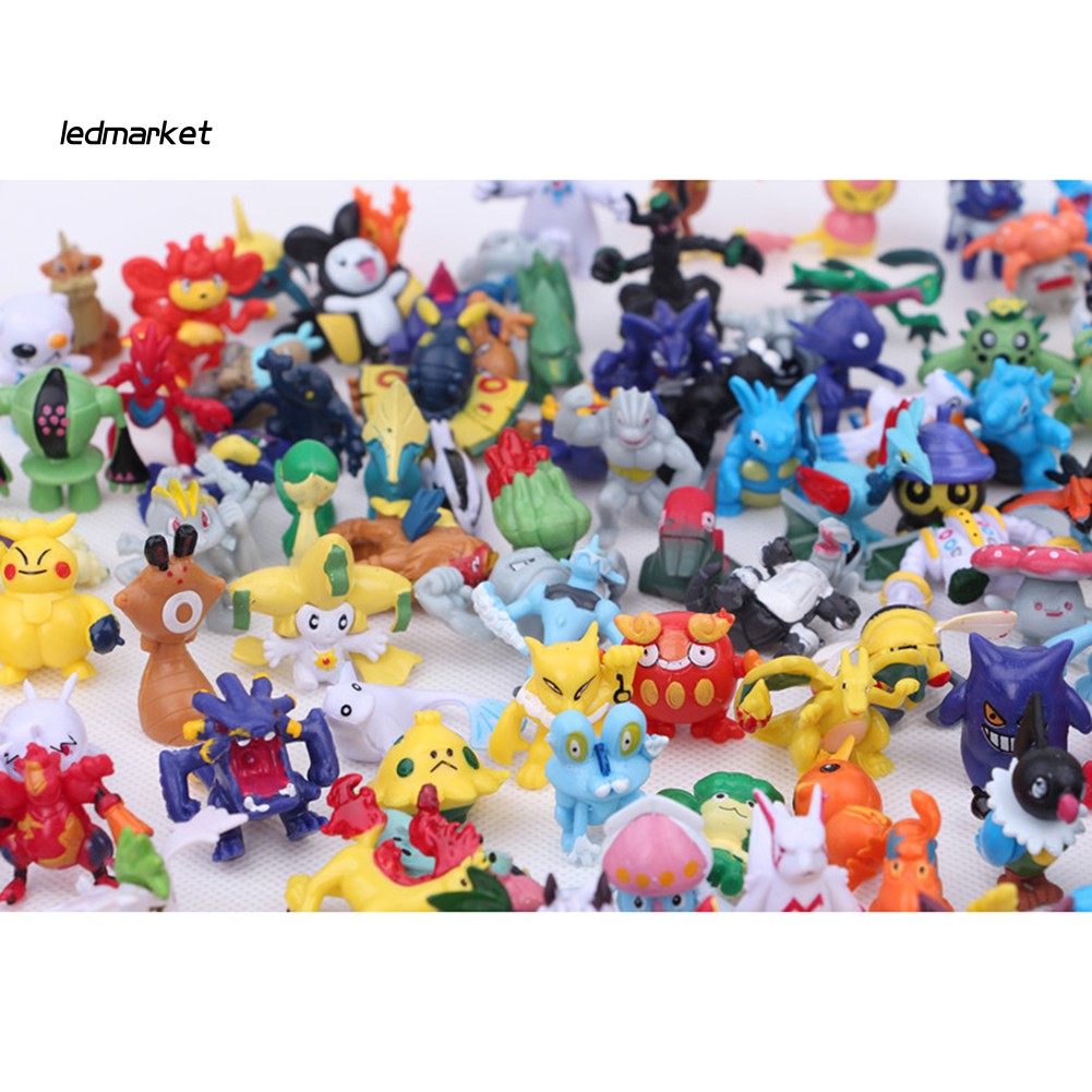 Set 144 Mô Hình Nhân Vật Pokemon Go Mini Bằng Nhựa Pvc Cao Cấp