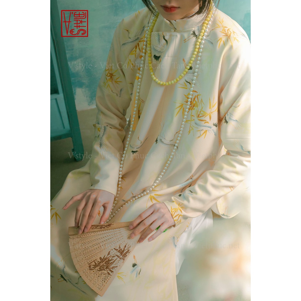 Áo ngũ thân Hạc và áo Cape Hạc khoác ngoài