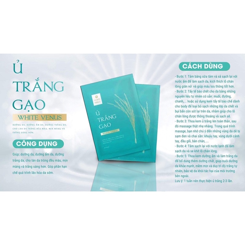 Ủ TRẮNG GẠO WHITE VENUS | BigBuy360 - bigbuy360.vn