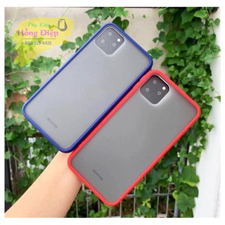 Ốp Lưng Nhám Viền Màu Cho Iphone