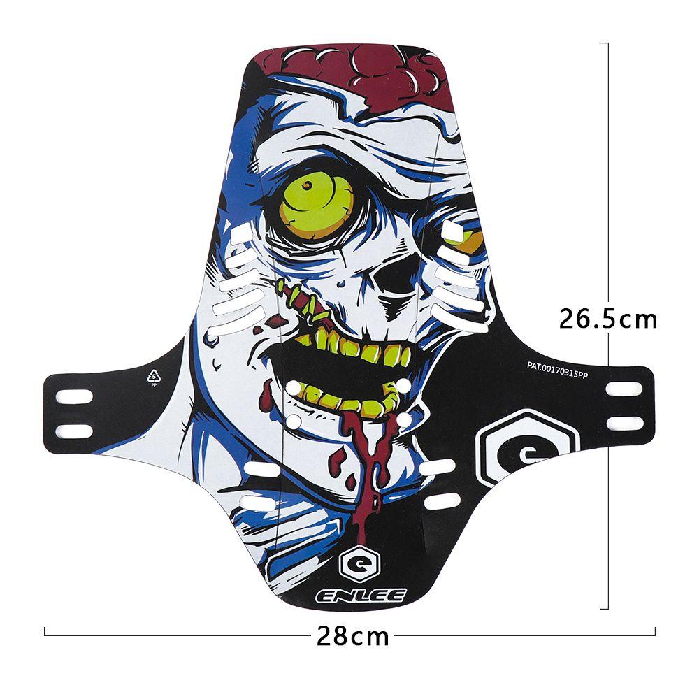 1 / 2 Dè Chắn Bùn Xe Đạp In Họa Tiết 3D Tiện Dụng