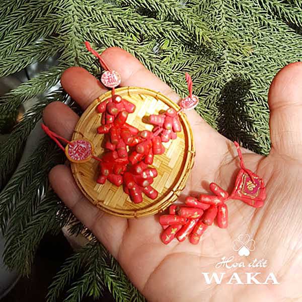 Mô Hình Băng Pháo Tết Mini Đất Sét 01