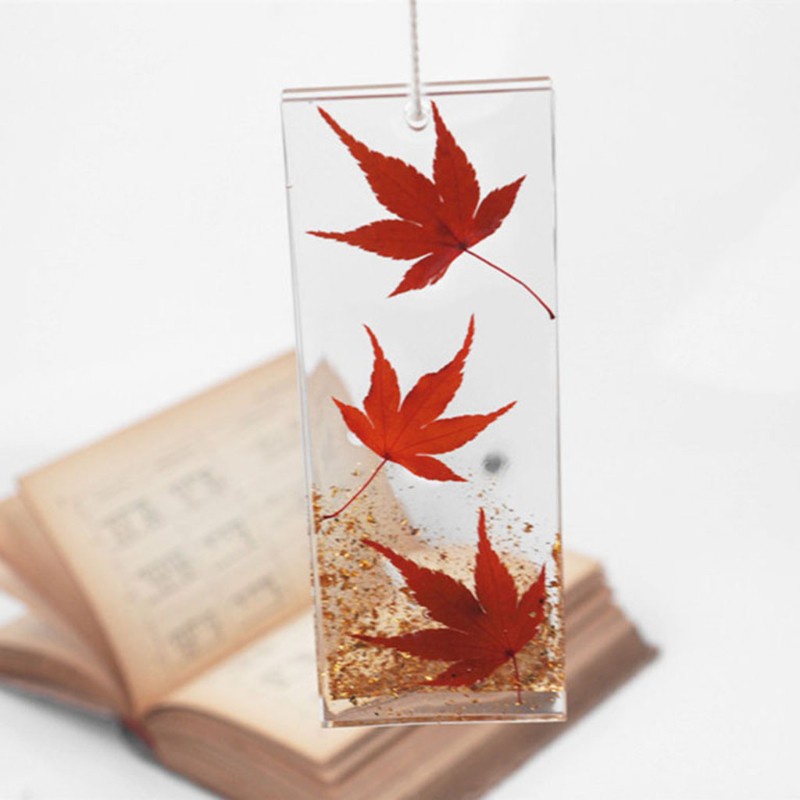 Khuôn Silicone Làm Thẻ Đánh Dấu Sách Hình Chữ Nhật Tiện Dụng