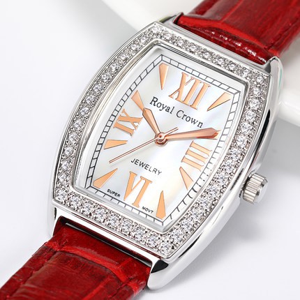 Đồng Hồ Nữ Chính Hãng Dây Da Royal Crown 3635 Chống Nước Chống Xước | BigBuy360 - bigbuy360.vn