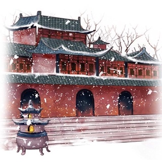 Đoạn chiết hình dán washi tape đền thờ