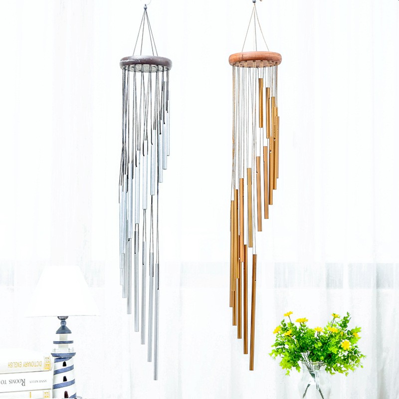 Chuông gió phong thủy 18 thanh xoắn ốc size lớn 90 cm