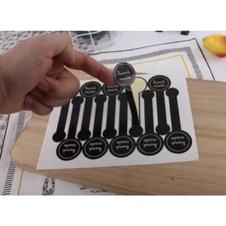 Sticker Handmade đen 10 miếng