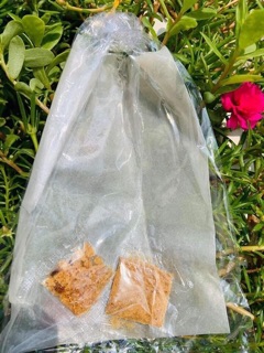 Xâu bánh tráng muối hành phi