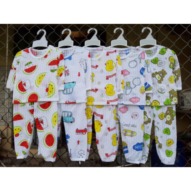 (xã kho )bộ cotton giấy dài tay quần dài bé gái/ bé trai size đại 15-25kg