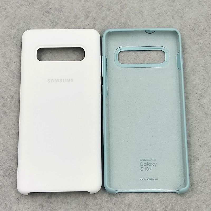 Ốp Điện Thoại Silicon Mềm Dẻo Chính Hãng Dành Cho Samsung S10 Plus S10 4G 5G S10e S9 Plus S7 Edge