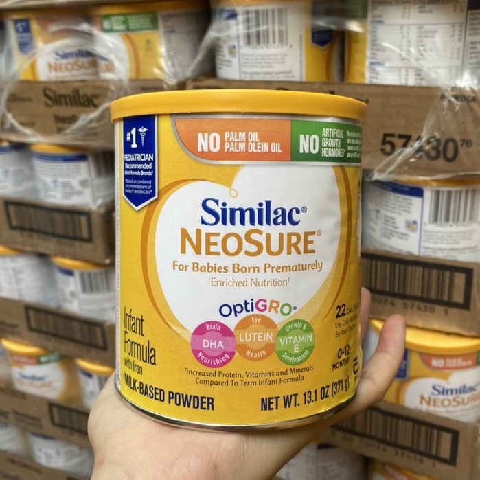 2022 Sữa Similac Neosure 371g (0-12 tháng) dành cho bé sinh non, nhẹ cân