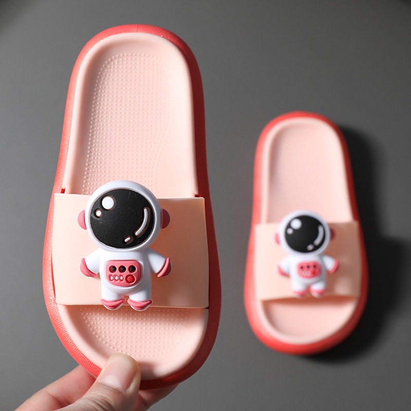 Dép Quai Ngang Chống Trượt Họa Tiết Hoạt Hình Dễ Thương Cho Bé