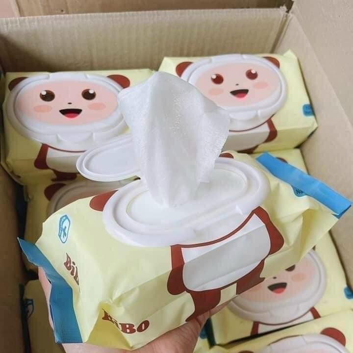 Khăn ướt trẻ em Bibo Thiên Phúc không mùi an toàn cho bé 100 MIẾNG - Hàng Việt Nam chất lượng cao
