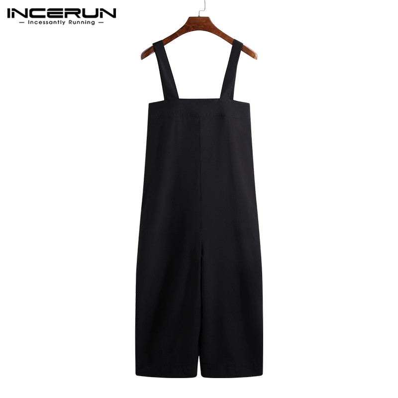 INCERUN Áo liền quần không tay thời trang cho nam | BigBuy360 - bigbuy360.vn