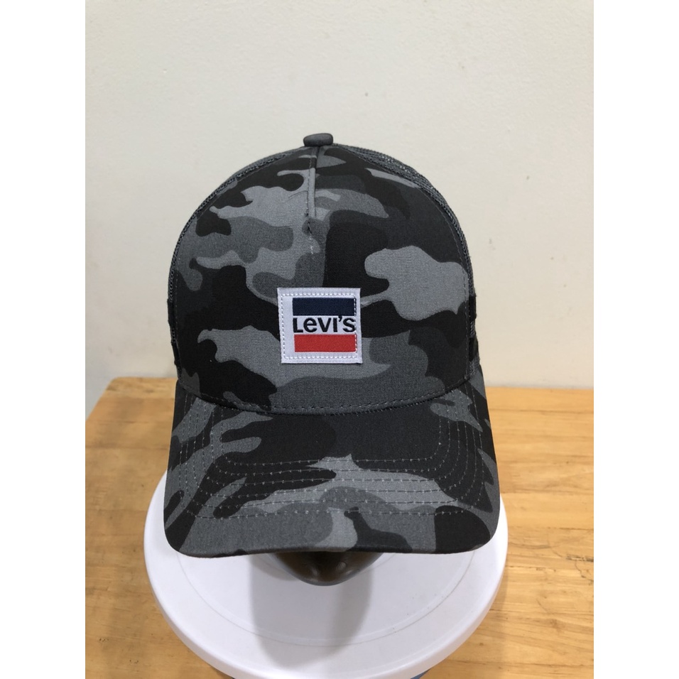 Mũ nam Levis- Nón lưỡi trai phong cách thời trang cao cấp logo vuông thêu nổi màu đen siêu đẹp. Ảnh thật 100%