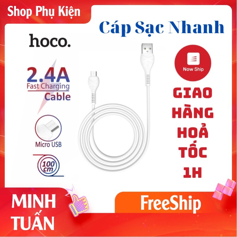 Cáp sạc nhanh HOCO X37 Chính Hãng 2.4A