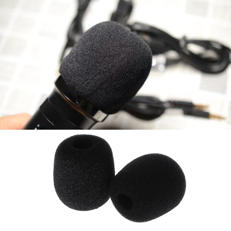 Set 5 Mút Bọc Đầu Micro Màu Đen Chắn Gió Tiện Lợi