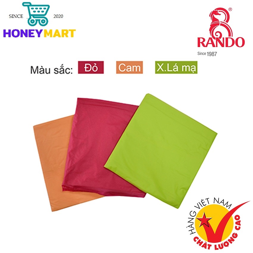 Áo Mưa Bướm Trong Màu RanDo APPC-06 thời trang cho cả nam và nữ Honeymart
